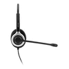 Stereo ausinės DELTACO OFFICE USB, suderinamos su Teams ir Webex, garsumo valdymas, triukšmą mažinantis mikrofonas, juodos / DELO-0652