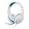 Stereo žaidimų ausinės DELTACO GAMING Baltas LINE skirtos PS5, 2 m laidas, 40 mm elementas, balta / mėlyna / GAM-127-W