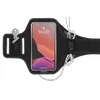 STREETZ plonas sportinis dėklas, iki 6.5" telefonams, juodas SPO-002