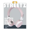 STREETZ sulankstomos ausinės „BT“ ausinės, 3,5 mm, rausvos HL-BT402