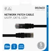Tinklo kabelis DELTACO U/UTP Cat6, 10m, juodas / TP-610S-K / 00210002