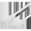 Tinklo kabelis DELTACO U/UTP Cat6, 1m, baltas / TP-61V-K / R00210007