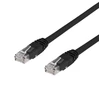 Tinklo kabelis DELTACO U/UTP Cat6, 1m, juodas / TP-61S-K / 00210006