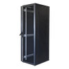 TOTEN System G, 19" grindų spintelė, 42U, 600x1200, perforuotos durys priekyje, perforuotos durys gale, 800 kg apkrova, juodas 19-G6242PP