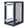 TOTEN System G, 19 "spintelė, 22U, 600x1000, perforuotos priekinės ir galinės durys/ 19-G6022PP