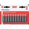 AA šarminės baterijos, 1,5 V, 10 vnt, Verbatim juoda / V49875