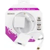 Adapteris DELTACO mini DisplayPort - VGA, baltas / DP-VGA4-K