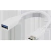 Adapteris DELTACO USB 3.1 C tipo - A tipo, Gen 1, baltas / USBC-1205