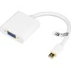 Adapteris DELTACO mini DisplayPort - VGA, baltas / DP-VGA4-K