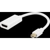 Adapteriai DELTACO Mini DP prie HDMI, 4K 60Hz, 0.2m, baltas / DP-HDMI46