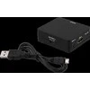 Adapteriai DELTACO HDMI į HDMI + SPDIF / 3.5mm, Ultra HD 30Hz, 5.1 / 2.1 audio, juodas / HDMI-7038