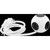 Apvalus maitinimo lizdas su 4 jungtimis, 4xCEE 7/4 jungtys, 1xCEE 7/7 jungtis, 1.4m kabelis DELTACO baltas / GT-291