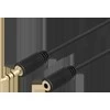 Audio kabelis DELTACO 3.5mm, paauksuota jungtis, 3m, juodas / MM-161-K / 00180013