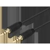 Audio kabelis DELTACO 3.5mm, paauksuotos jungtys, 5m, juodas / MM-152-K / R00180010