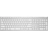Bevielė plona klaviatūra DELTACO USB, LT, sidabrinė/balta / TB-802-W-LT