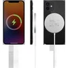 Bevieliks kroviklis DELTACO su magnetinio fiksavimo funkcija, tinka Apple iPhone 12/13, 1 m, baltas / QI-1034