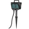 Brennenstuhl lauko prailgintuvas, 4xCEE 7/4, 1xCEE 7/7, 10m, įžeminimo smaigalys, IP44 , juodas / žalias 1154450 / GT-516