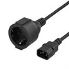 Maitinimo laidas C14 į CEE 7/4, 1m