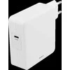 DELTACO 87W USB-C maitinimo šaltinis, greitas įkrovimas, USB-C PD, baltas / USBC-AC117