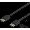 DELTACO 8K DisplayPort kabelis, DP 1.4, 7680x4320 60Hz, 3m, juodas DP8K-1030