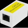 DELTACO coupler Cat5e, UTP (unshielded), female-female, baltas 665-V