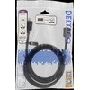 DELTACO didelės spartos aukščiausios kokybės HDMI kabelis, 2 m, Ethernet, 4K UHD, Be ferito juodas HDMI-1020D