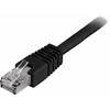 DELTACO F / UTP Cat6 patch kabelis, 0.5m, 250MHz, Delta-certified, LSZH, juodas / STP-60S