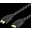 DELTACO flex HDMI kabelis, 4K UltraHD 60Hz, 3m, juodas / HDMI-1030D-FLEX