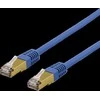 DELTACO S / FTP Cat6a pleistras, delta cert, LSZH, 2m, mėlynas