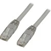 DELTACO U / UTP Cat5e patch kabelis 1m, 100MHz, Delta-certified, pilkas / 1-TP