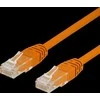 DELTACO U / UTP Cat6 patch kabelis, 0.3m, 250MHz, Delta sertifikuotas, LSZH, oranžinis / TP-603-OR