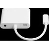 DELTACO USB-C Adapteris, HDMI / VGA / Audio / USB-C, 100W USB-C PD 3.0, baltas/ USBC-HDMI16