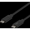 DELTACO USB-C - USB-C laidas, 5Gbit / s, 5A, 2M, juodas USBC-1503M
