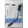 DELTACO DP į HDMI adapteris, dviejų režimų (DP ++), 3840x2160 prie 60Hz, 0.2m, juodas / DP-HDMI43