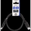 DELTACO HDMI kabelis FSC, didelės spartos 4K, CCS, 3,0m, juodas / HDMI-930