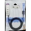 DELTACO High-Speed ​​Premium HDMI kabelis, 1,5 m, Ethernet, 4K UHD, Be ferito juodas / HDMI-1015D