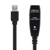 DELTACO PRIME aktyvus USB 3.0 prailginimo kabelis, A tipo vyriškas į A tipo moteriškas, 3m, juodas/ USB3-1001