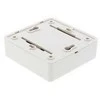 DELTACO sieninis lizdas UTP 1xRJ45, Cat6 baltas, virštinkinis / VR-33