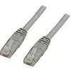 DELTACO U / UTP Cat6 patch kabelis, 0.3m, 250MHz, Delta-certified, LSZH, pilkas TP-603