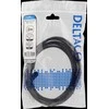 DELTACO USB 3.1 Gen1 prailginimo kabelis, USB-A male į USB-A female, 2m, juodas/ USB3-242