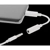 DELTACO USB-C į 3,5 mm adapteris, 10 cm, aktyvus, baltas USBC-1145