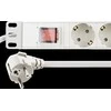 DELTACO ilgiklis 8xCEE 7/4, 1xCEE 7/7 , 19 "1U, 3m, baltas GT-8531W