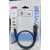 DisplayPort kabelis, 0,5 m, 4K UHD, DP 1.2 DELTACO juodas / DP-1005D