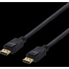 DisplayPort kabelis DELTACO 1m, 4K UHD, DP 1.2, juodas / DP-1010D