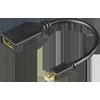 DisplayPort - miniDisplayPort adapteris DELTACO 4K UHD 60Hz, 0.2m, juodas / MDP-DP1-K / 00110028