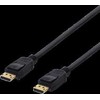 DisplayPort kabelis, 0,5 m, 4K UHD, DP 1.2 DELTACO juodas / DP-1005D
