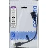 Flexible HDMI adapter, 0,2m, HDMI M/F, UHD DELTACO / HDMI-21F