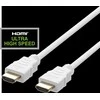 HDMI kabelis DELTACO ULTRA didelis spartos, 48Gbps, 3m, eARC, QMS, 8K at 60Hz, 4K at 120Hz, baltas / HU-30A