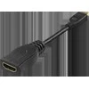 HDMI - micro HDMI adapteris DELTACO 4K UHD 30Hz, 0.1m, juodas / HDMI-24B-K / 00100026