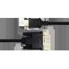 HDMI į DVI kabelis DELTACO 1080p, DVI-D Single Link, 2m, juodas / HDMI-112-K / 00100022